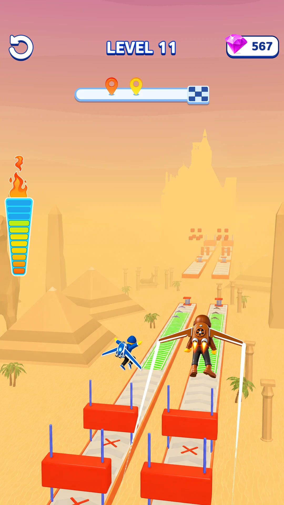 Sky Race 3D - Parkour Games screenshot