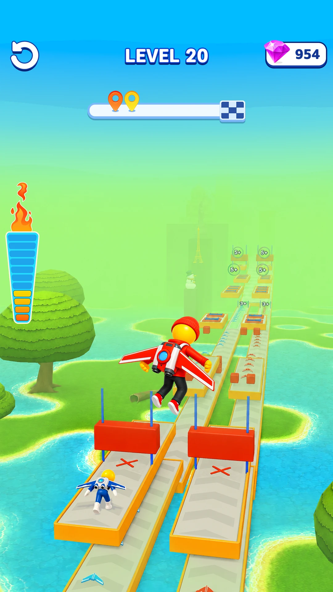 Sky Race 3D - Parkour Games screenshot