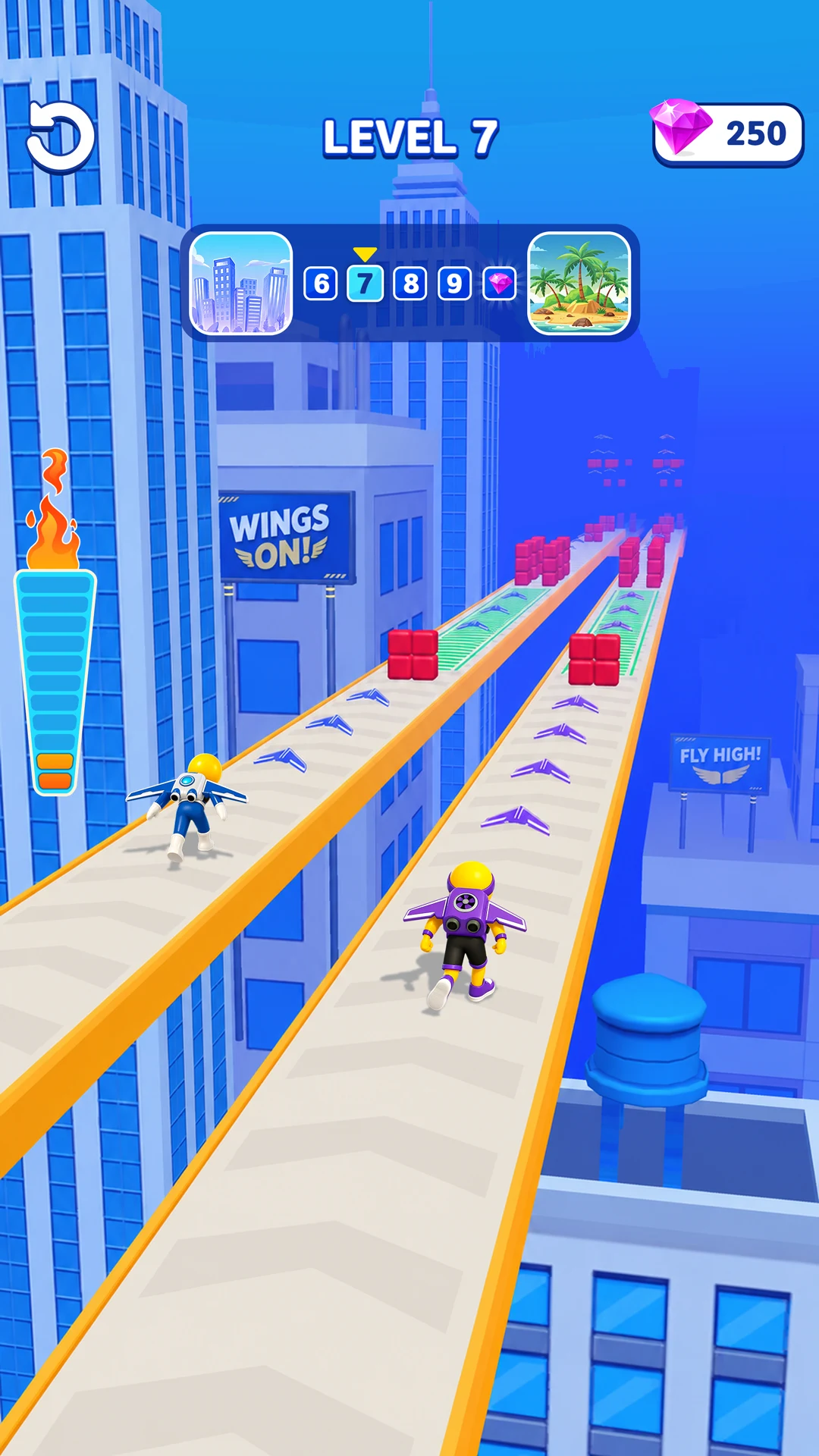 Sky Race 3D - Parkour Games screenshot