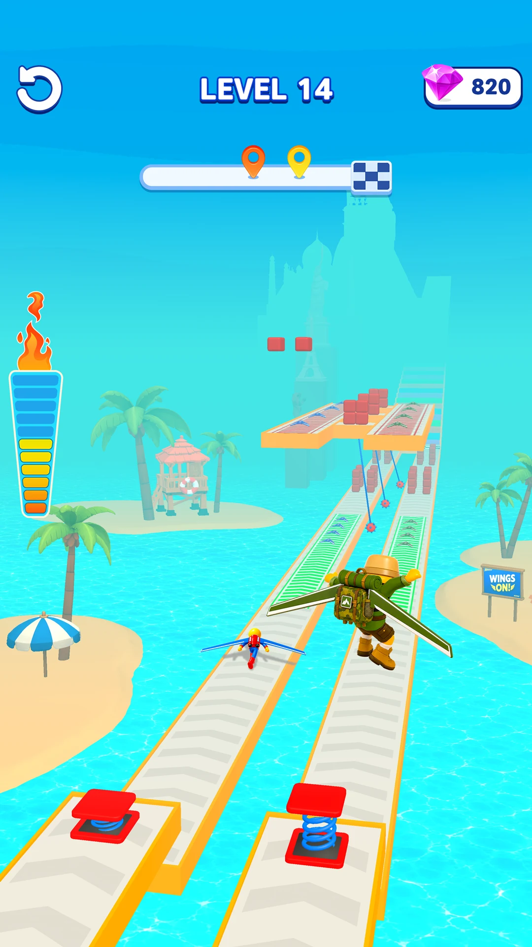 Sky Race 3D - Parkour Games screenshot